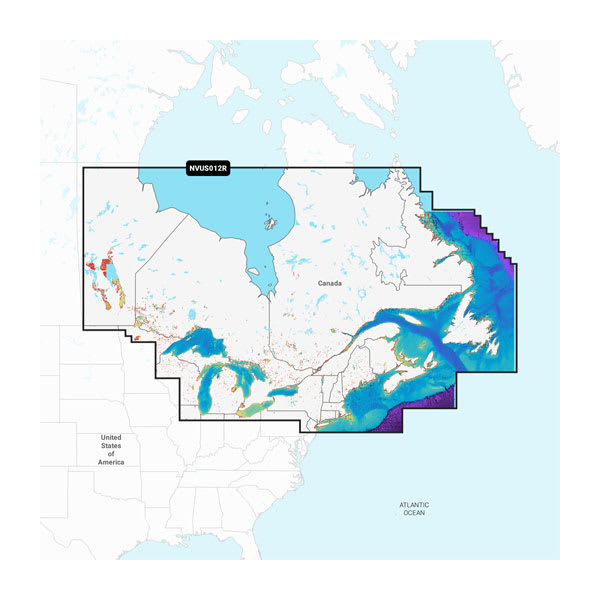 Garmin - Navionics Marine Charts | Canada, East & Great Lakes - Lakes ...