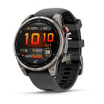 fenix 8 Pro 47mm AMOLED Sapphire Titanium grafit/fekete szilikon szíjjal (ED XD)