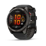 fenix 8 Pro 51mm AMOLED Sapphire karbonszürke DLC Titanium fekete/szürke szilikon szíjjal (ED XD)