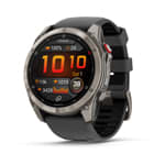 fenix 8 Pro 51mm AMOLED Sapphire Titanium grafit/fekete szilikon szíjjal (ED XD)