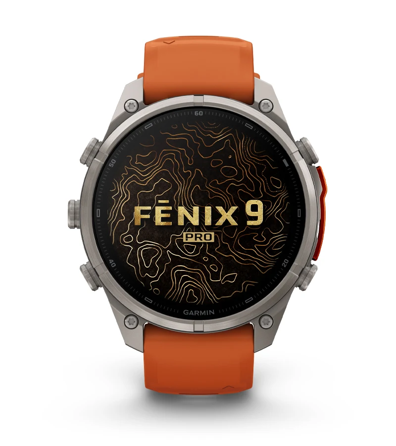 Tytanowa konstrukcja smartwatcha Garmin z wyświetlaczem AMOLED