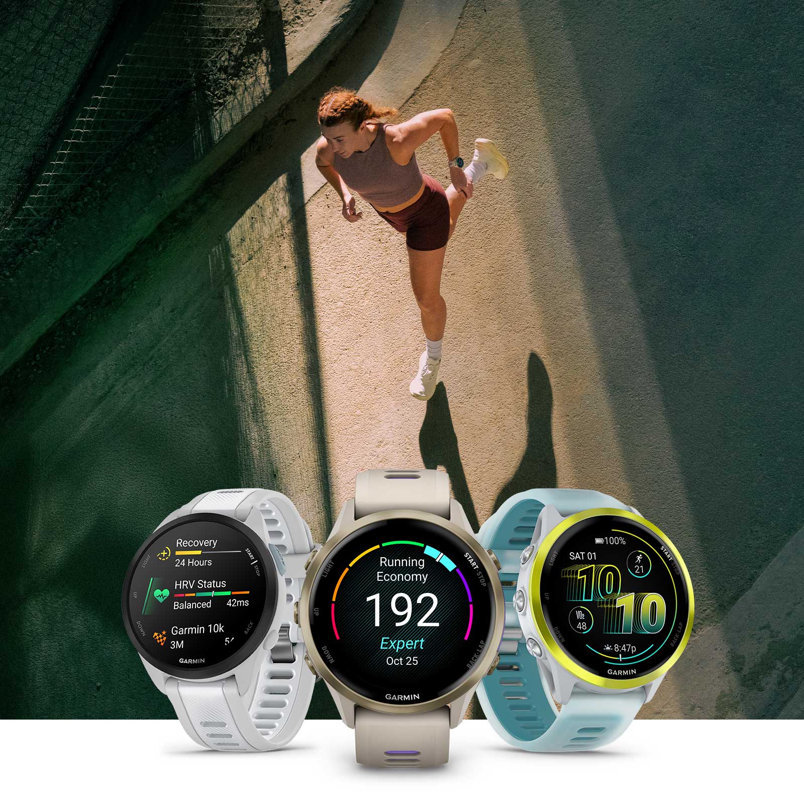 Amazon.com: Garmin Forerunner 265 (Whitestone/Tidal Blue