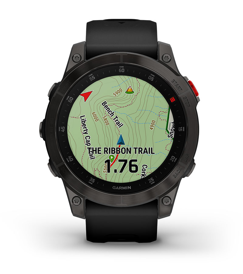 Garmin Epix™ (Gen 2) - Sapphire Smartwatch - Black