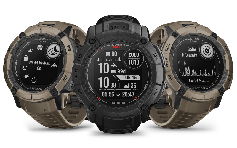 Garmin Instinct 2X Solar Tactical Rugged GPS Men Smartwatch Black