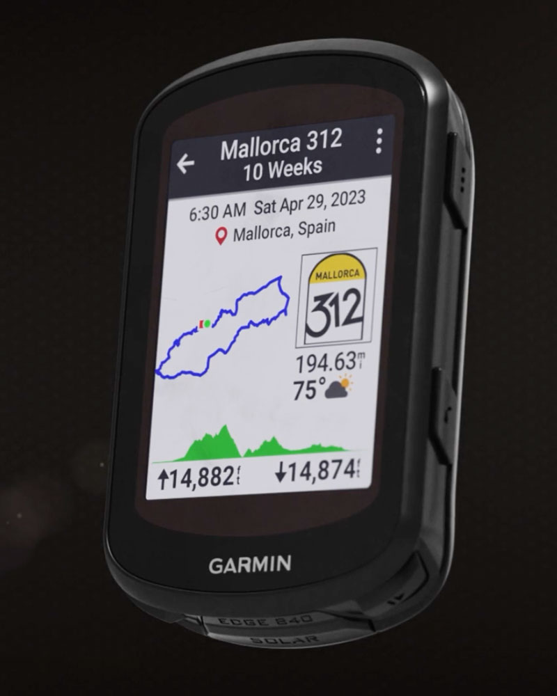  Garmin Edge 840 GPS Cycling Computer, Touchscreen, Button  Controls, Advanced Navigation with Wearable4U E-Bank Bundle : Electronics