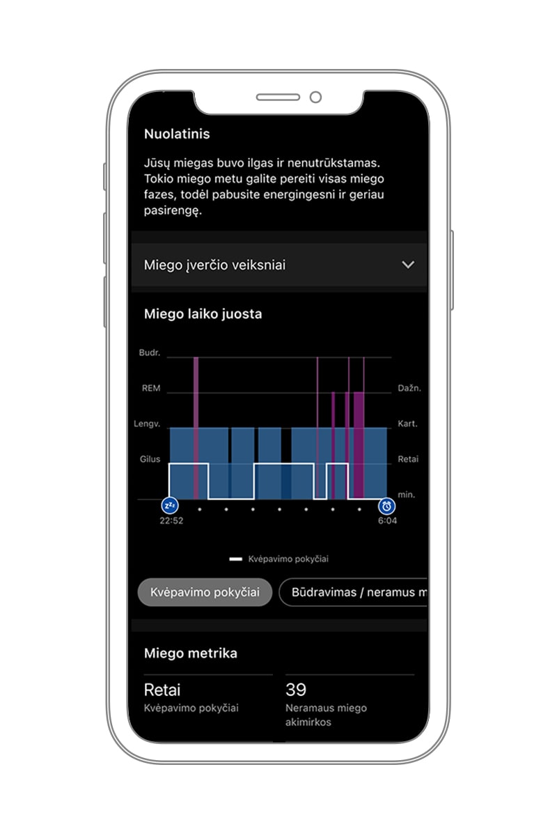 Garmin Index Sleep Monitor | Lizard.lt
