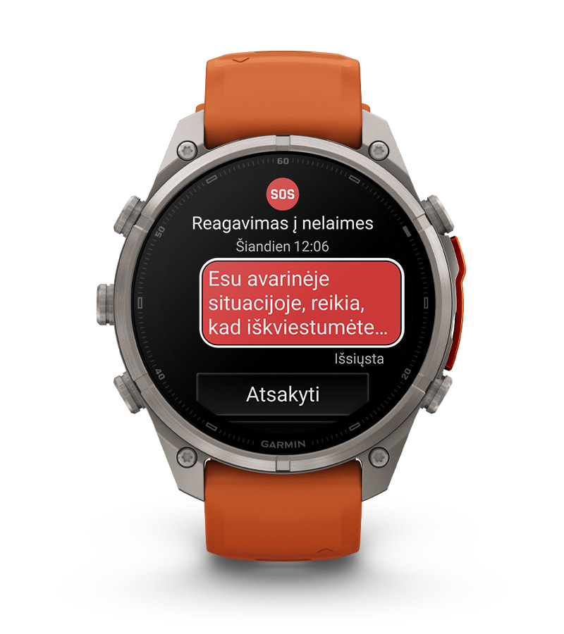 Fenix 9 Pro Inreach 47mm – Titanas - Lizard.lt