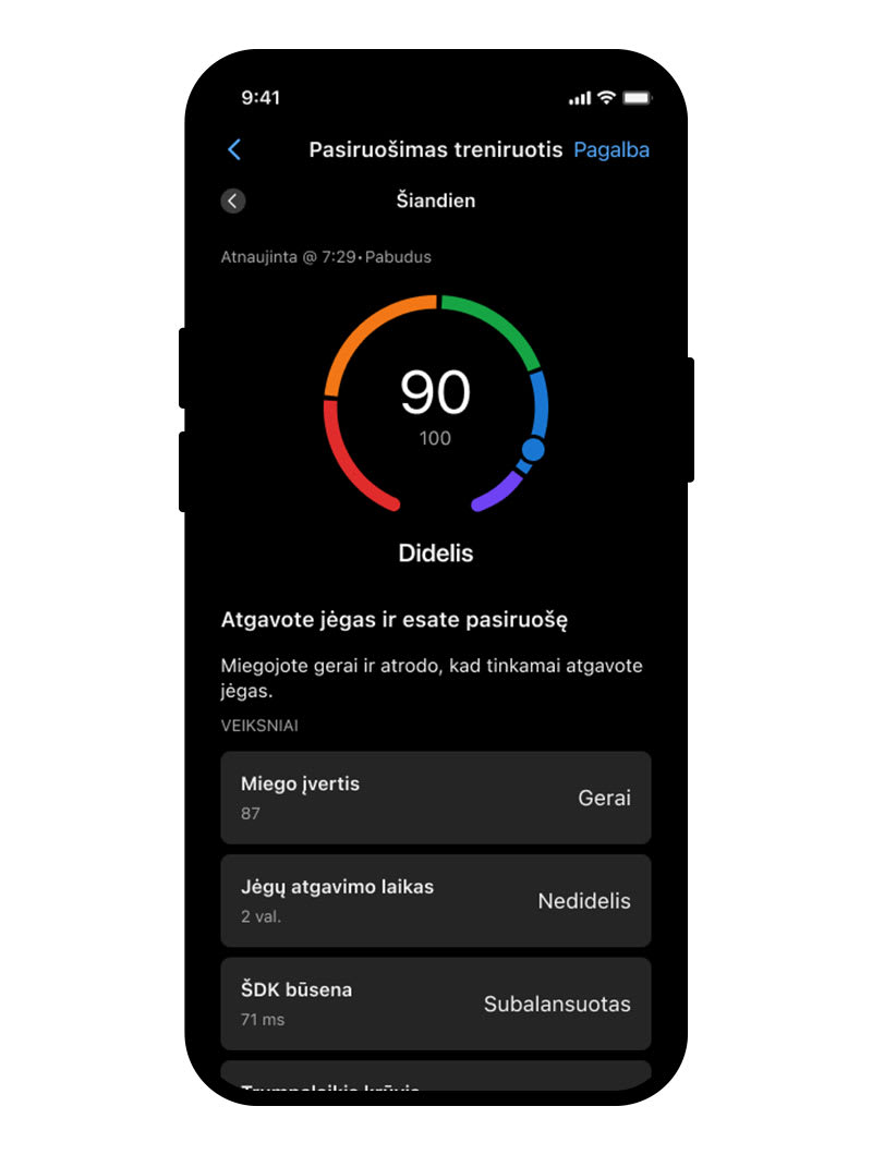 Garmin CIRQA mėlyna išmanioji apyrankė, S-M - 12