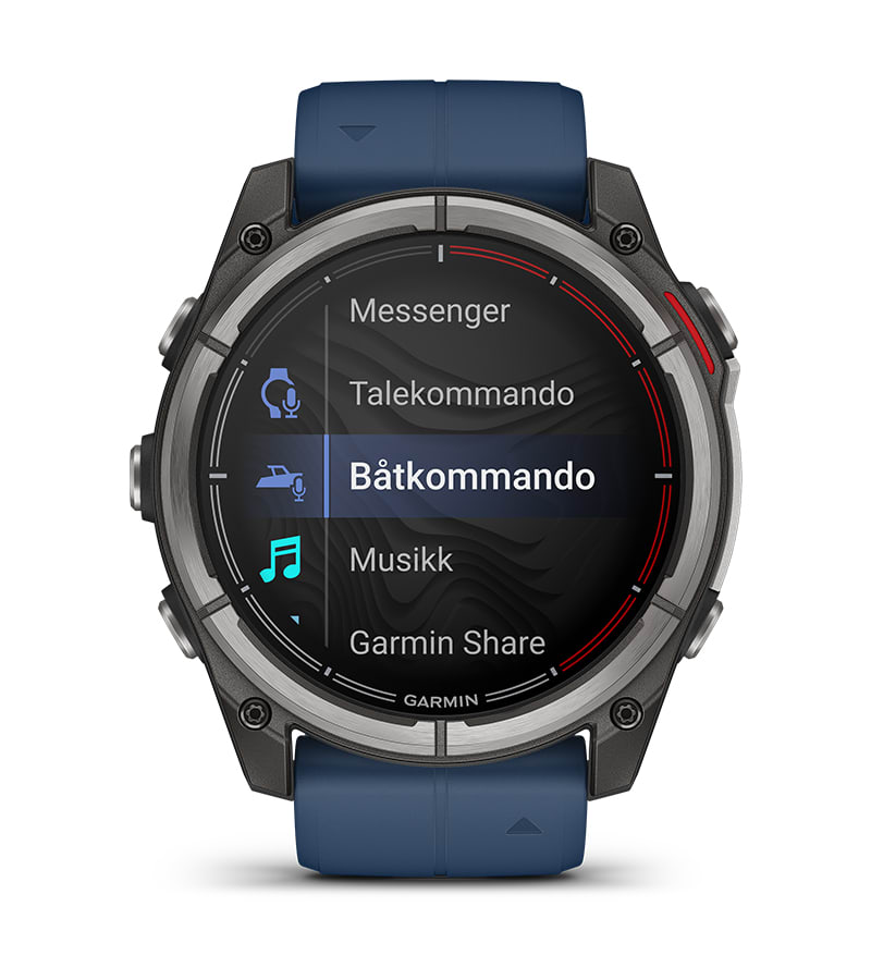 Seilklokke GARMIN Quatix 8 Maritim Sportsklokke 51mm urskive AmoLED skjerm 0100290591
