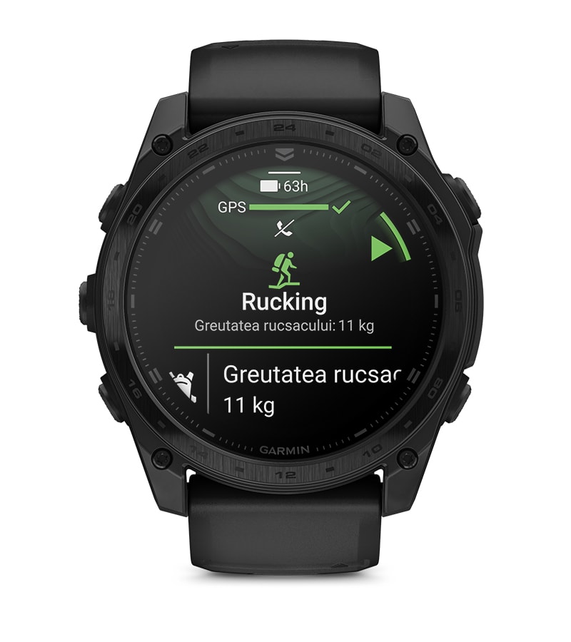 Garmin Tactix 8 AMOLED 51mm - Ceas Tactical GPS Titanium DLC