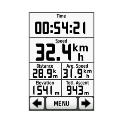 garmin edge 1000 data screens