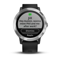 Garmin vivoactive 3 black grey sale