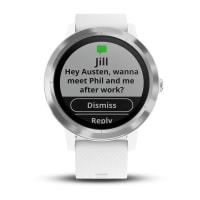 Garmin vívoactive 3 white rose gold top