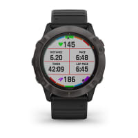 Montre de sport GPS Garmin, Montre GPS de sport connectée à énergie  solaire Garmin fenix® 6 Pro Solar, Black avec bracelet ardoise