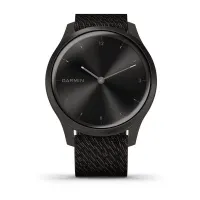  Garmin Vivomove HR, reloj inteligente híbrido para hombres y  mujeres, negro ónix con banda de gamuza marrón claro : Electrónica