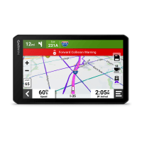 Garmin dezl OTR710, navegador GPS para camión grande y fácil de leer de 7  pulgadas, enrutamiento personalizado para camiones, imágenes satelitales