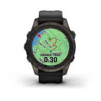 Reloj Garmin fēnix® 7S Pro Sapphire Solar en negro, 010-02776-11.