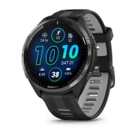  Garmin Forerunner® 965 Reloj inteligente para correr, pantalla  AMOLED colorida, métricas de entrenamiento e información de recuperación,  negro y gris polvo, 010-02809-00 : Electrónica