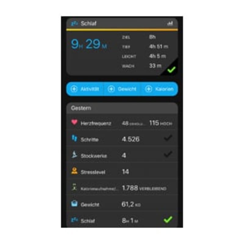 Garmin connect to health app hotsell