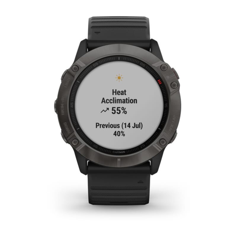 Reloj deportivo  Garmin Fenix 6X Pro, Negro, GPS, Sensores ABC,  Aplicaciones deportivas