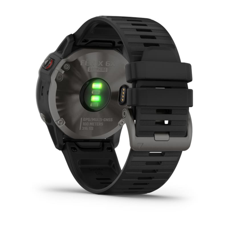 Reloj deportivo  Garmin Fenix 6X Pro, Negro, GPS, Sensores ABC,  Aplicaciones deportivas