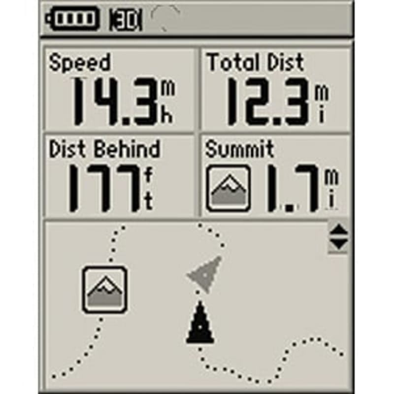 Garmin edge 205 top