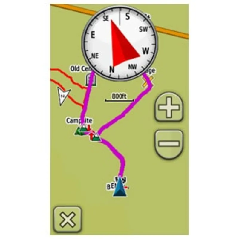 GPS randonnée numérique jaune - Evasion Randonnée