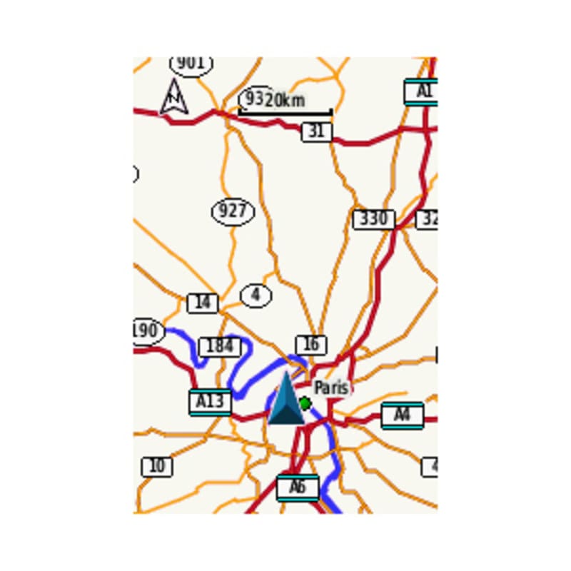 Garmin edge 800 maps top