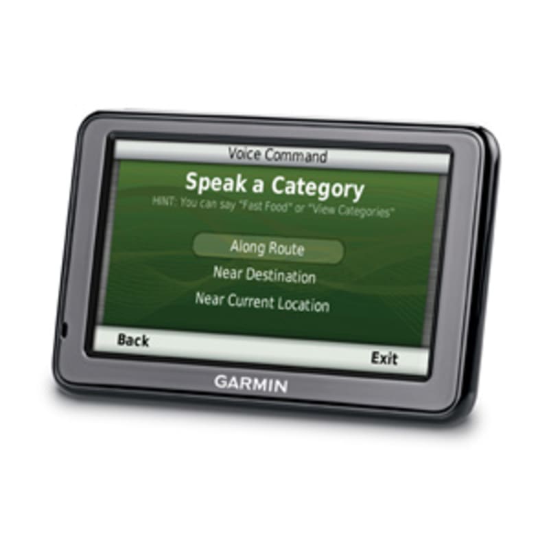 Garmin voice command clearance