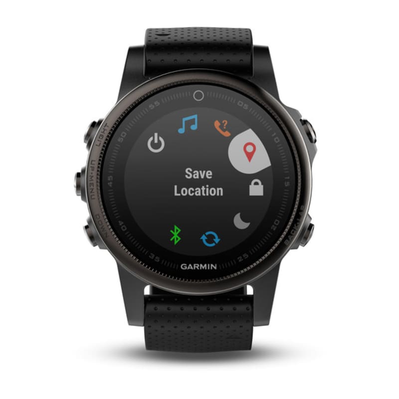 Reloj GPS Garmin Fenix 3 gris con correa de cuero