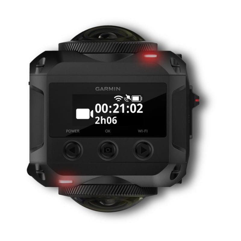 Garmin watch camera top