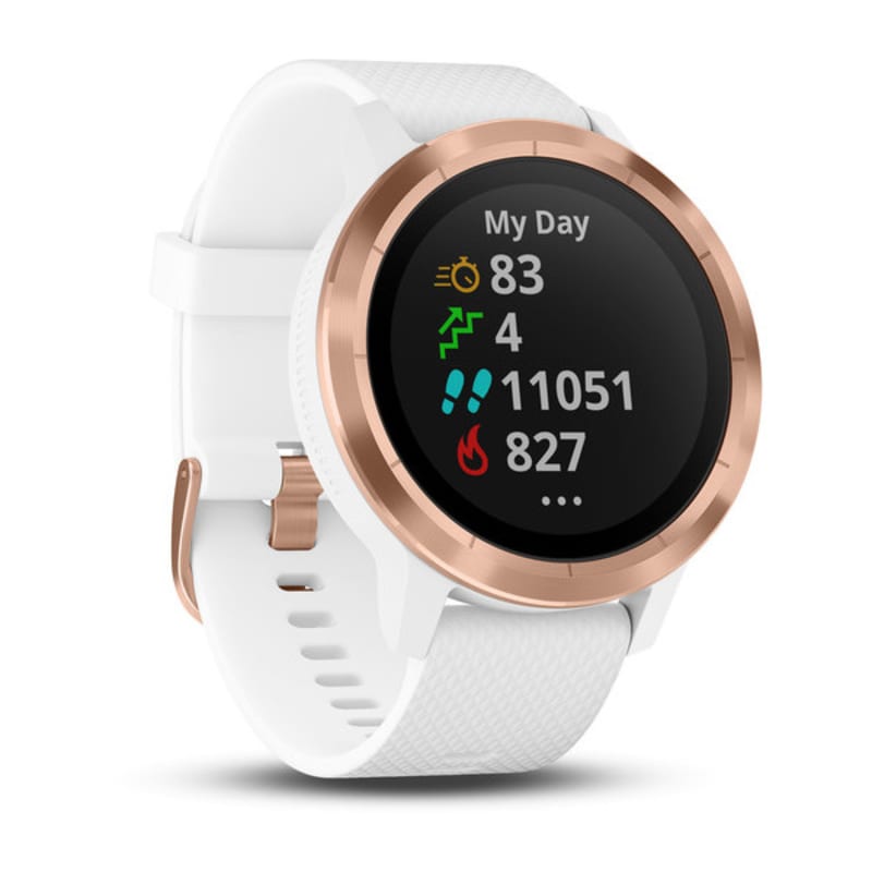 Garmin - Garmin Vivoactive 3 Music Bleu Granit / Rose Gold - Bracelet  connecté - Rue du Commerce