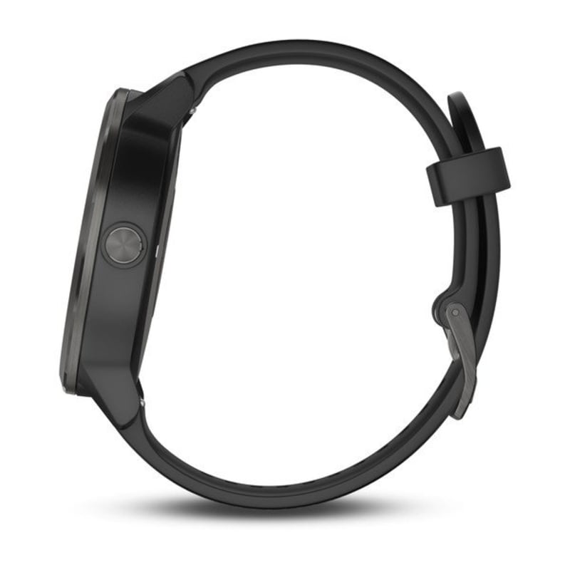 Black stainless steel top garmin vivoactive 3
