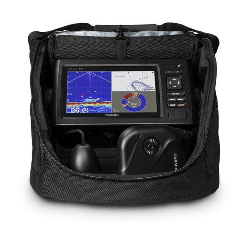 Garmin echomap plus shop 73cv ice fishing bundle