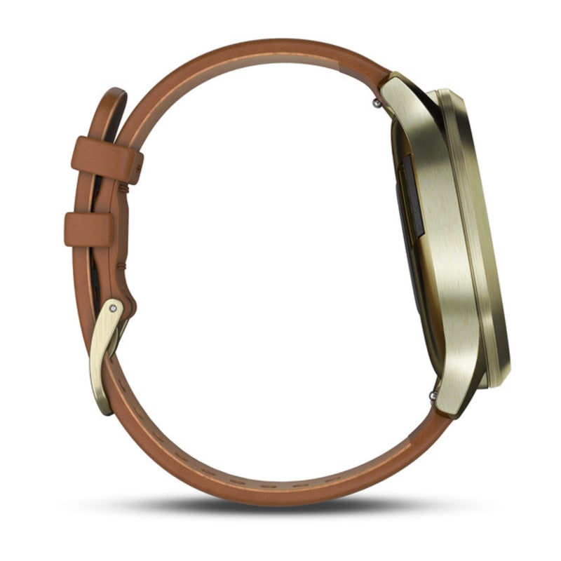 Garmin vivomove hr rose gold grey suede store
