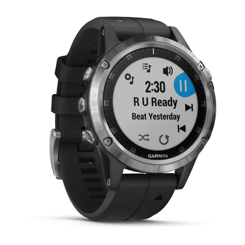 Comprar Garmin Fenix 5 Plus 47 mm plata con correa de silicona