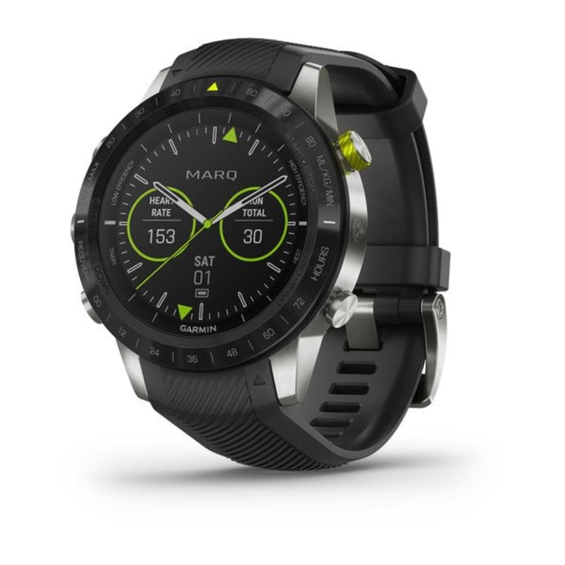 Garmin MARQ Athlete, reloj de herramientas de lujo para hombre, fabricado  con materiales de primera calidad para atletas, muestra tiempo de