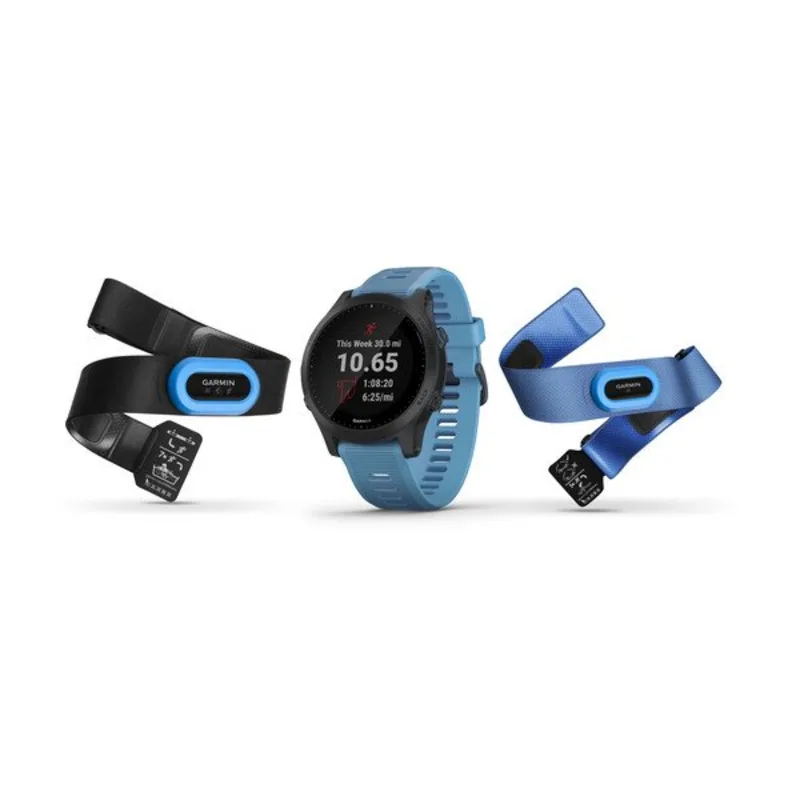  Garmin Forerunner 945 LTE, reloj inteligente de alta calidad  con GPS para correr/triatlón con conectividad LTE, piedra blanca :  Electrónica