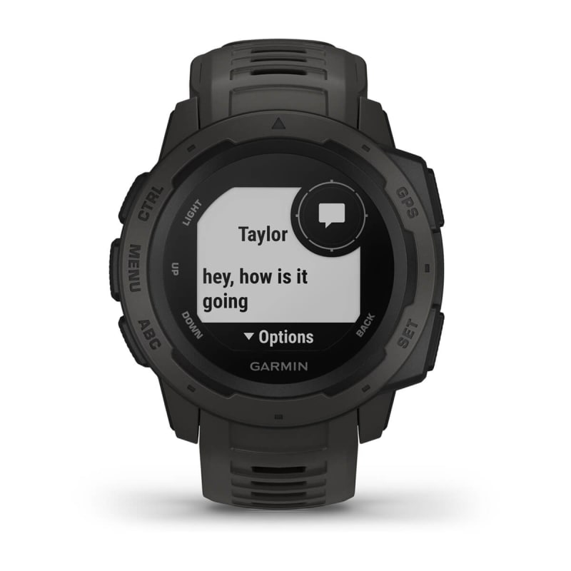 Montre connectée Mixte Garmin Instinct 010-02064-00 - Bracelet Silicone  Noir sur Bijourama, référence des bijoux Mixte en ligne