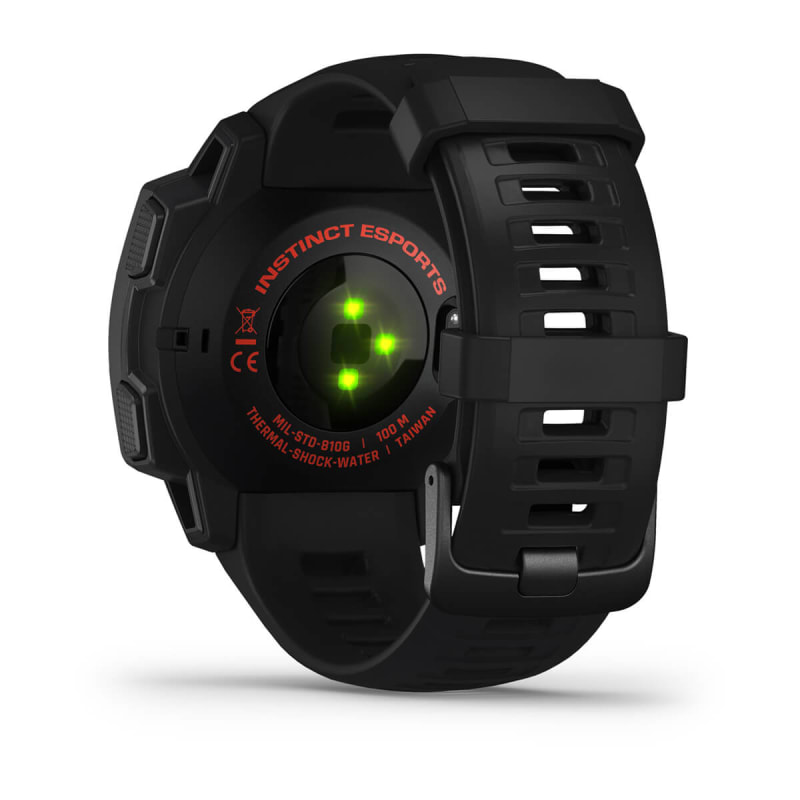 Garmin Instinct Esports Edition MM Polímero Negro, Rojo con correa color  Negro