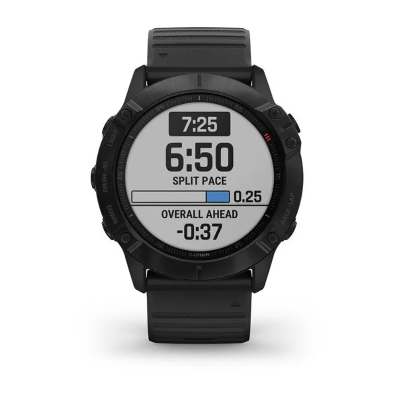 Achat Montre connectée Garmin fenix 6X Sapphire avec bracelet en cuir  010-02157-14