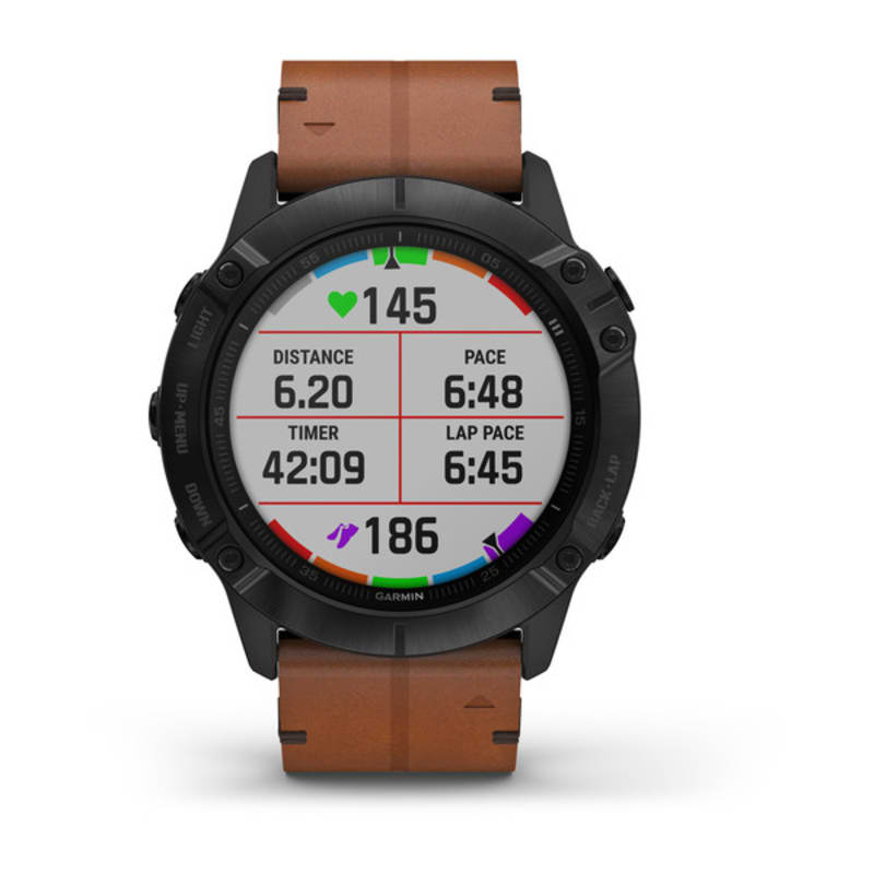 Garmin Fenix 6X Pro, Premium Multisport GPS Watch, Features Mapping, Music,  Grade-Adjusted Pace Guidance and Pulse Ox Sensors, Black : :  Electronics