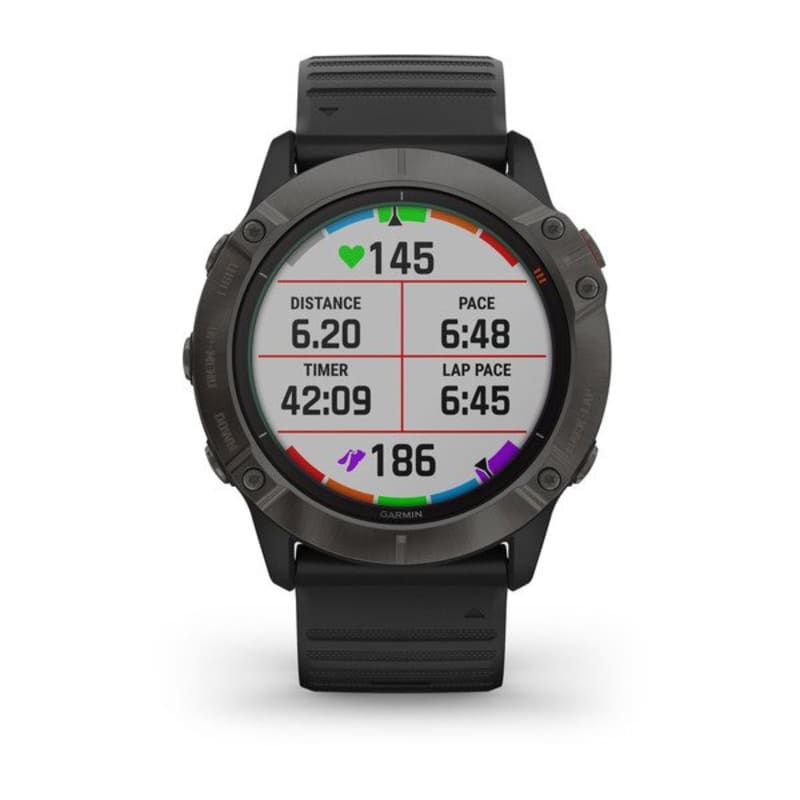 Garmin Fenix 6X Pro Solar Titanio y correa de cuero QuickFit 26 mm en  promoción