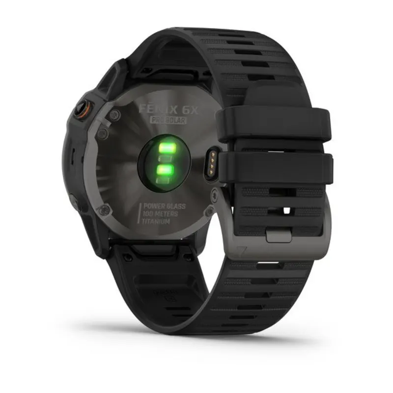 Garmin Fenix 6 Pro Solar Edition Whitestone Rubber Strap Smart Watch