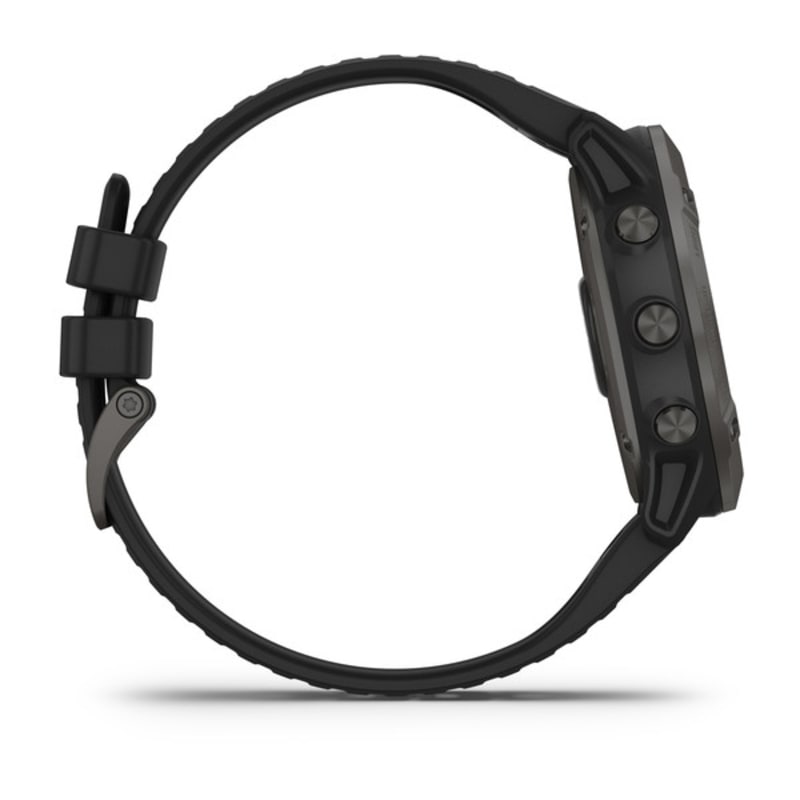 Montre de sport GPS Garmin, Montre GPS de sport connectée à énergie  solaire Garmin fenix® 6 Pro Solar, Black avec bracelet ardoise