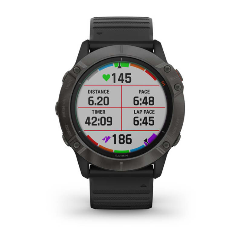 Reloj Hombre GARMIN FēNIX 6 PRO SOLAR EDITION - BLACK WITH SLATE GREY BAND  