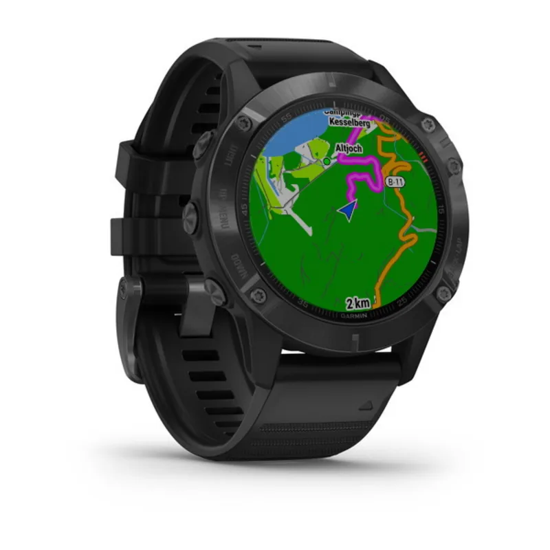 Montre GPS Garmin Fenix 6 Pro Solar Edition Mineral Blue avec bracelet  Whitestone