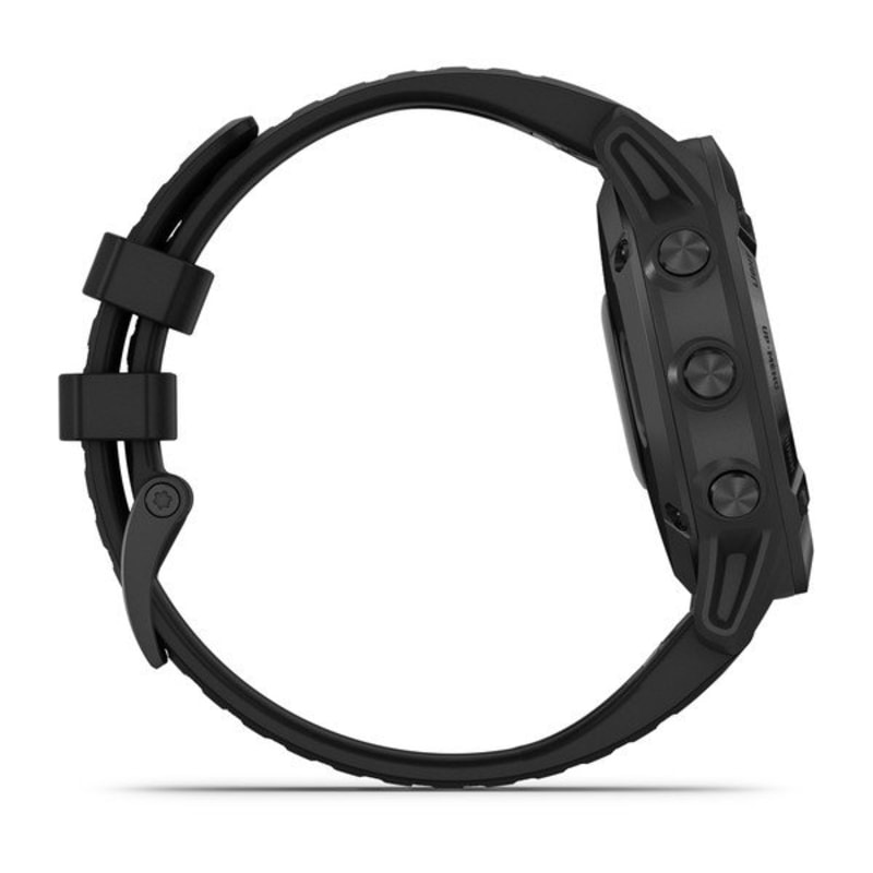 Garmin fēnix 6 Zafiro, negro DLC con correa nylon negra