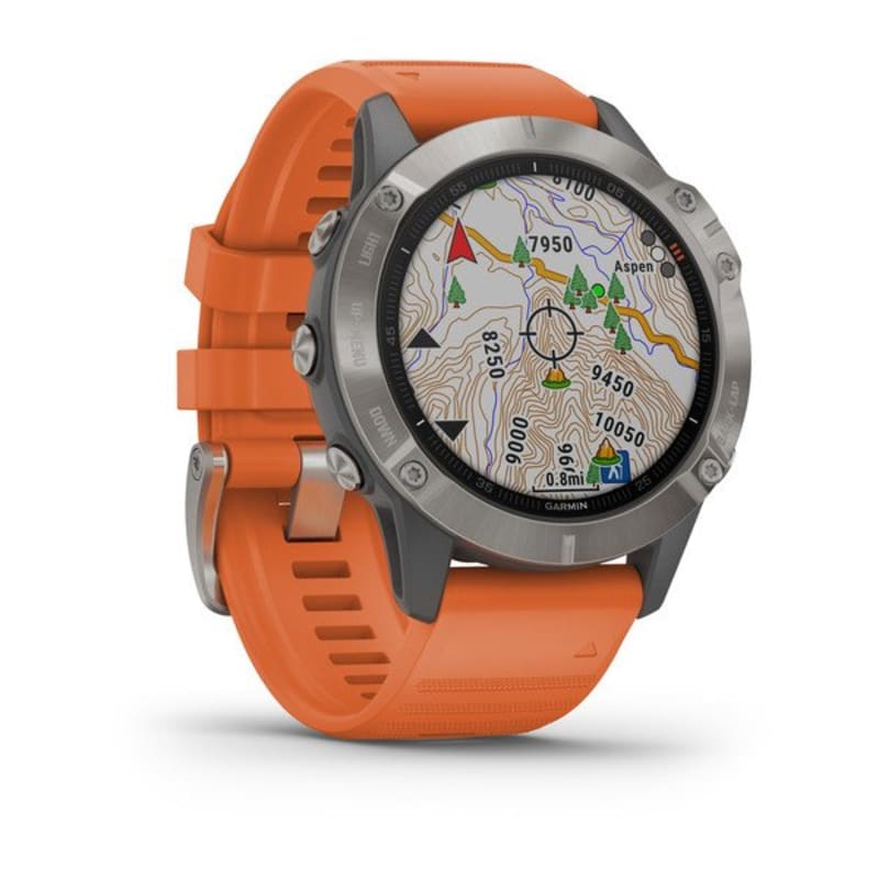 Garmin Fenix 6 Pro Montre Homme Connectée Silicone Noir - 010