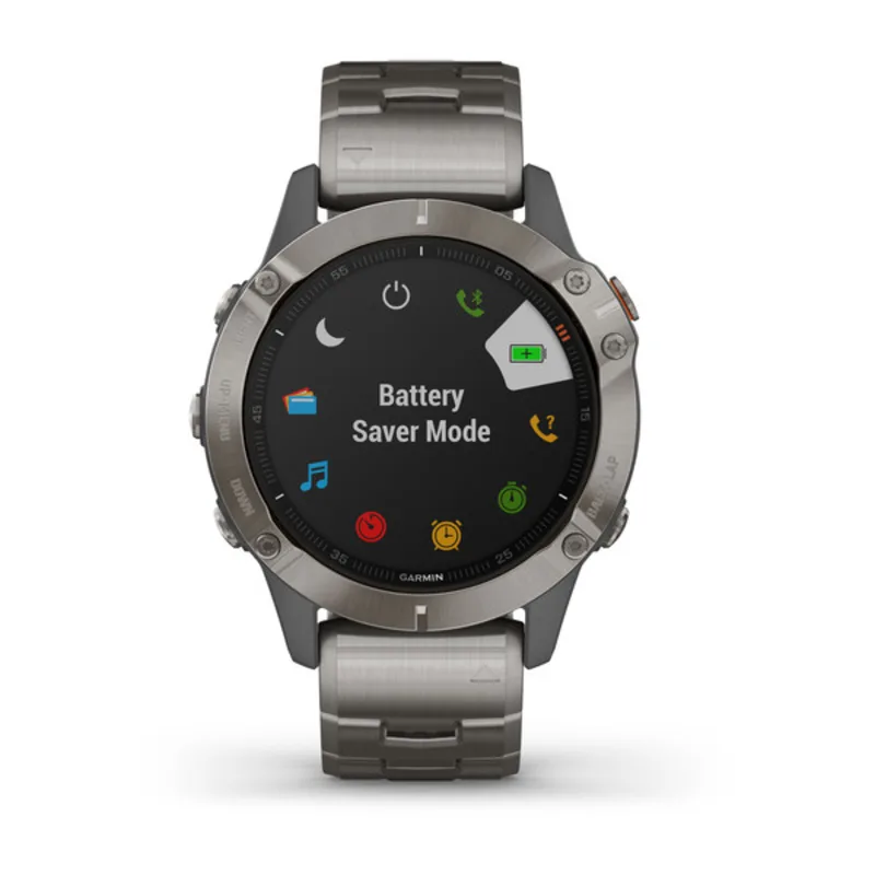 Fenix 6x sapphire titanium top